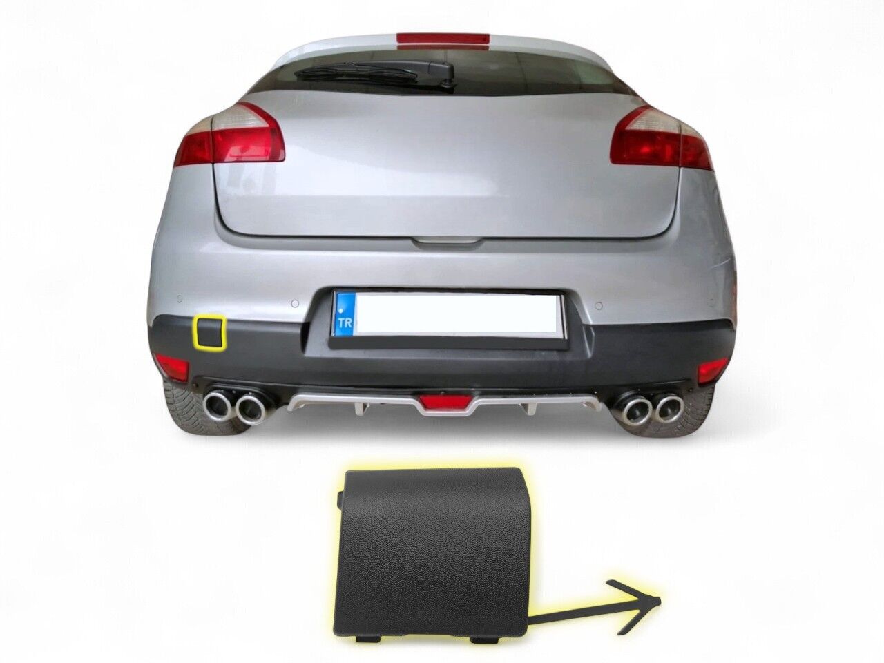 Megane 3 Arka Tampon Çeki Demir Kapağı - Renault 511650011R