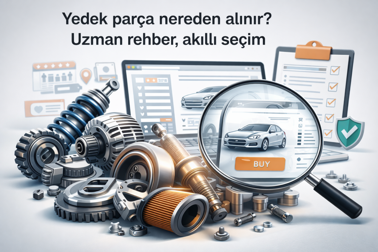 Yedek parça nereden alınır? Uzman rehber, akıllı seçim