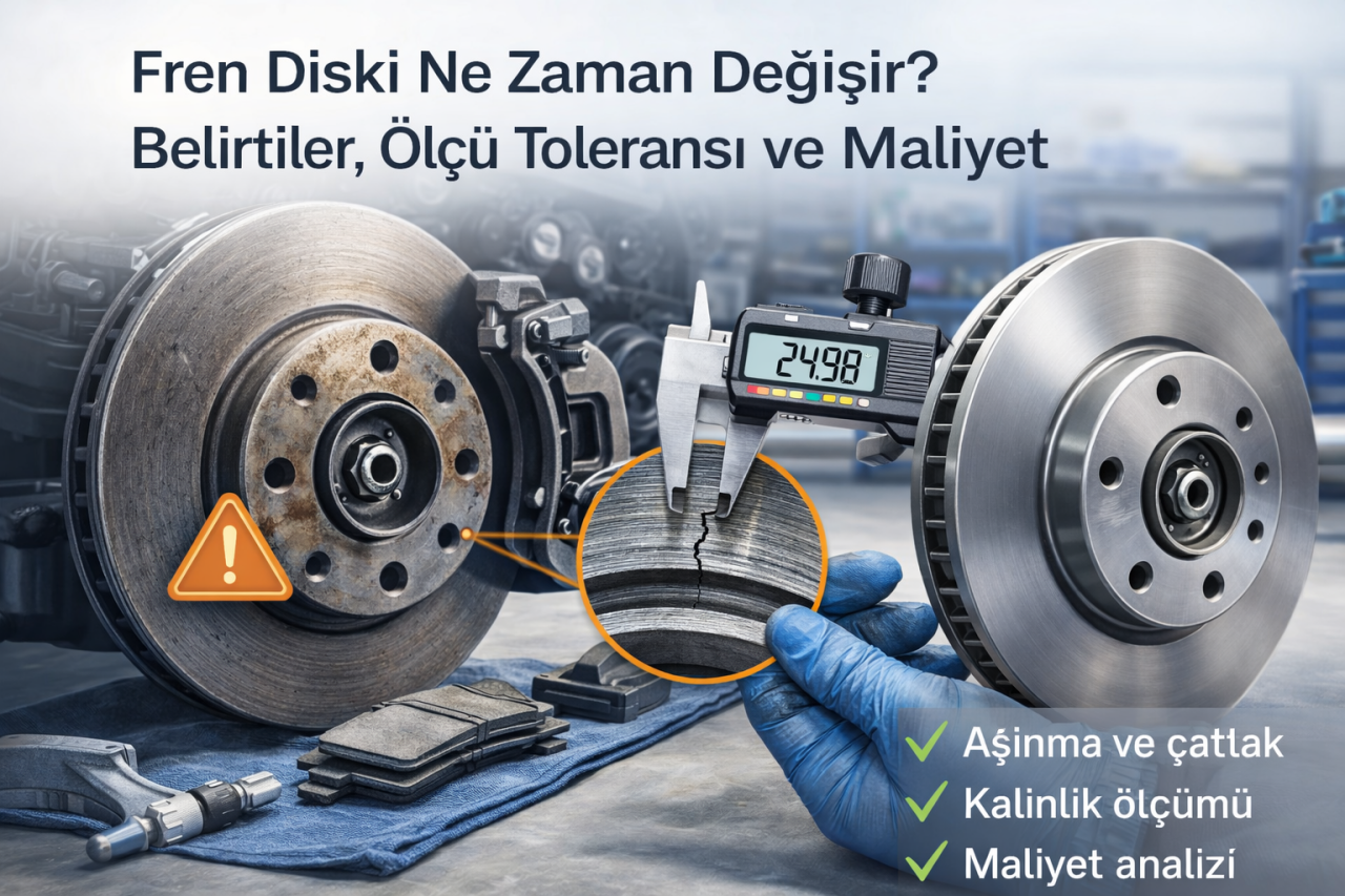 Fren Diski Ne Zaman Değişir? Belirtiler, Ölçü Toleransı ve Maliyet