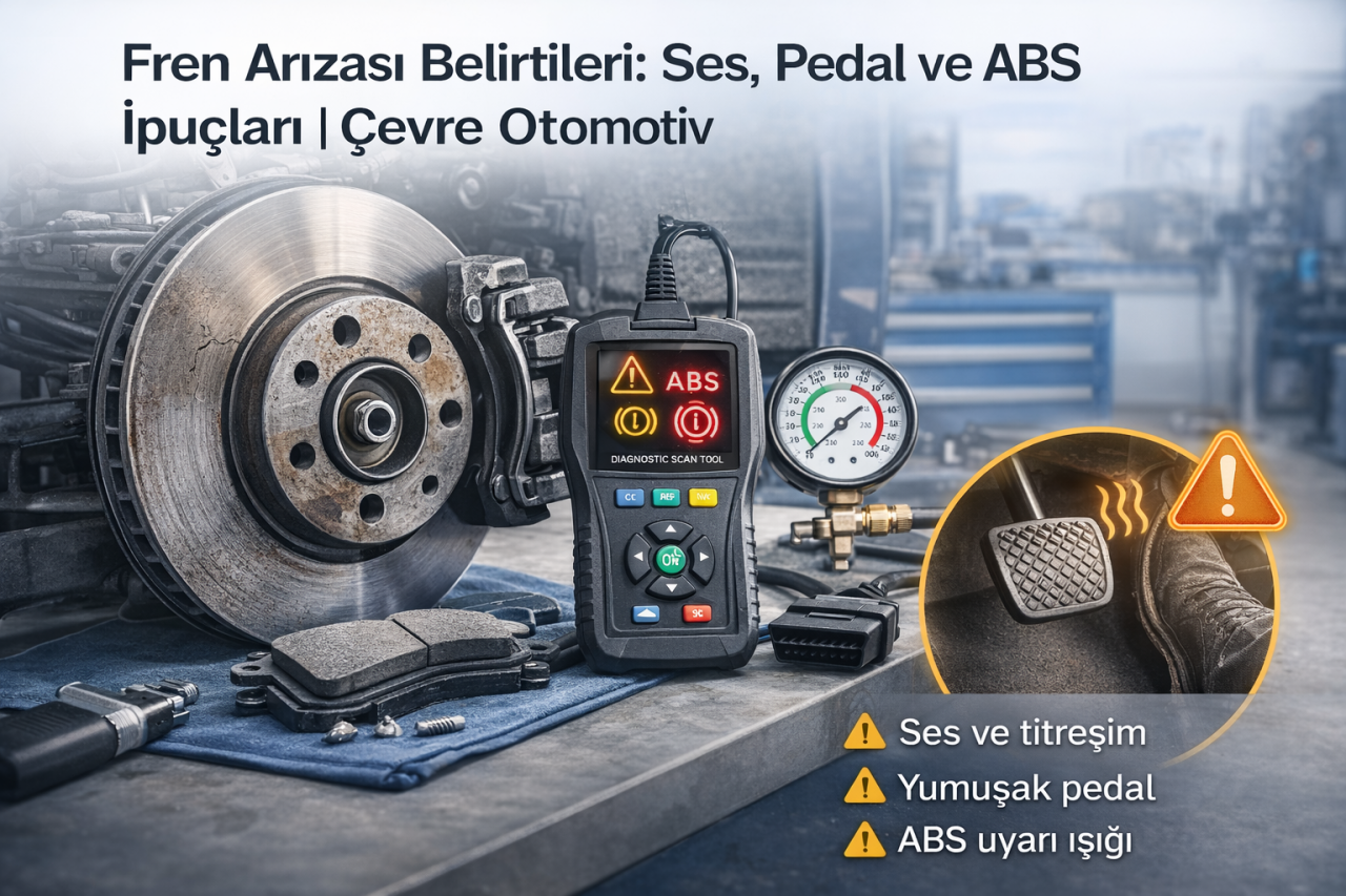 Fren Arızası Belirtileri: Ses, Pedal ve ABS İpuçları | Çevre Otomotiv