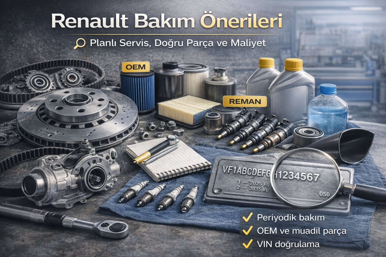 Renault Bakım Önerileri: Planlı Servis, Doğru Parça ve Maliyet