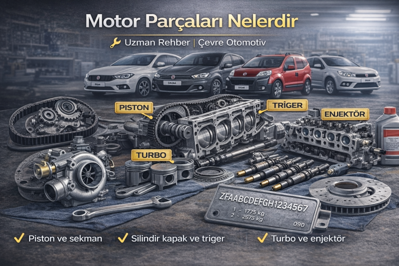 Motor Parçaları Nelerdir: Uzman Rehber | Çevre Otomotiv