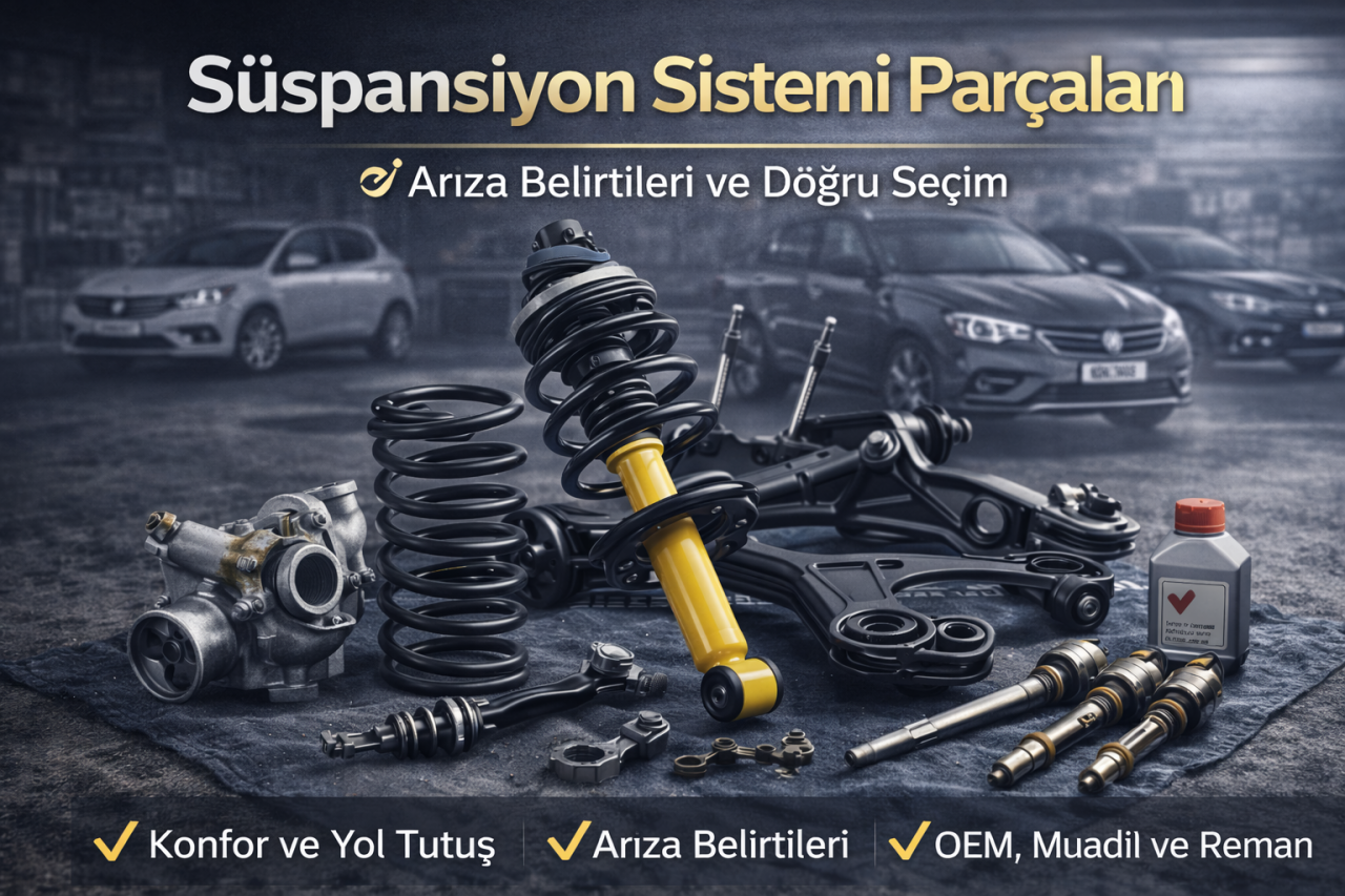 Süspansiyon Sistemi Parçaları: Arıza Belirtileri ve Doğru Seçim
