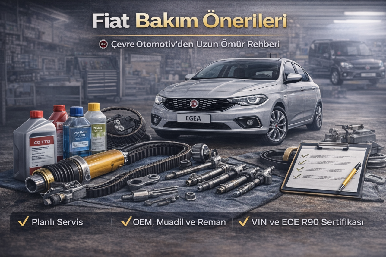 Fiat Bakım Önerileri: Çevre Otomotiv'den Uzun Ömür Rehberi