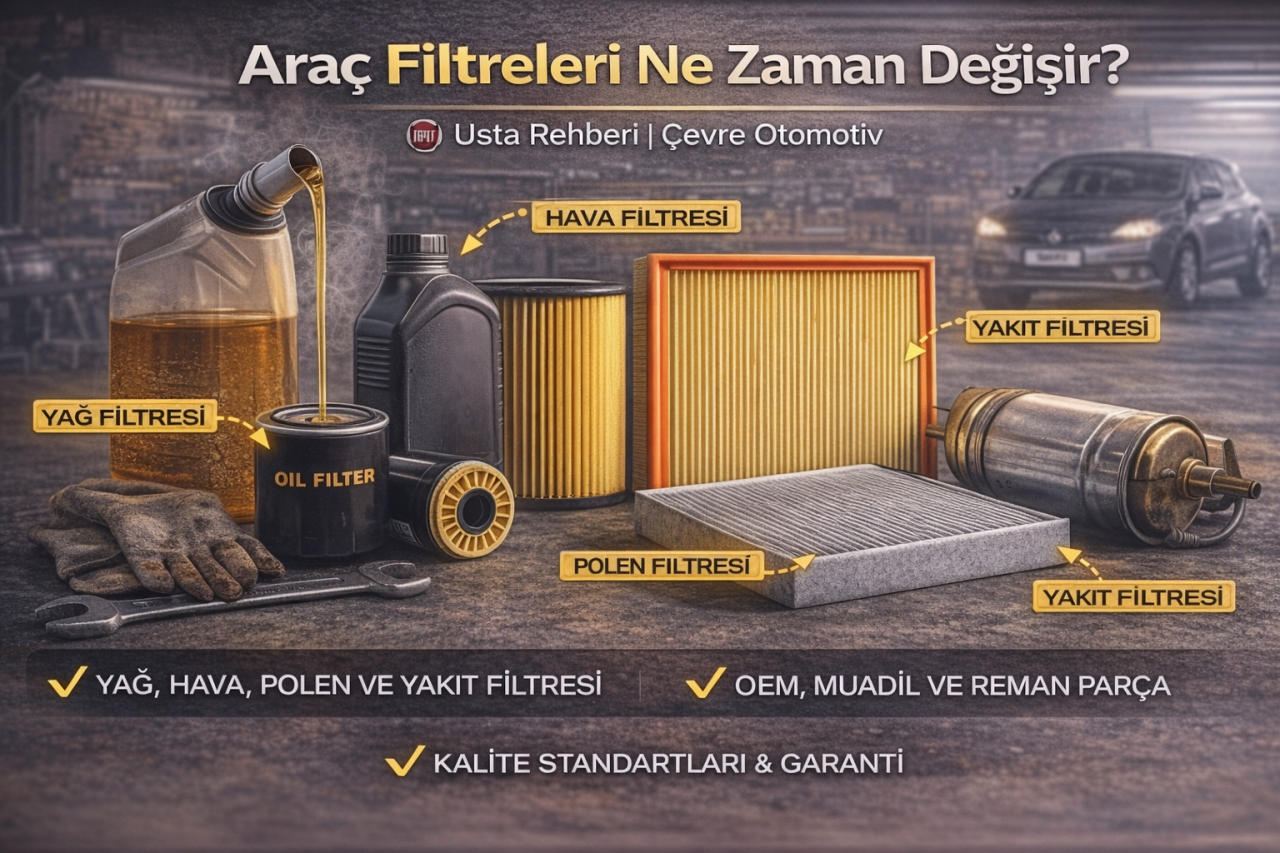 Araç Filtreleri Ne Zaman Değişir? Usta Rehberi | Çevre Otomotiv