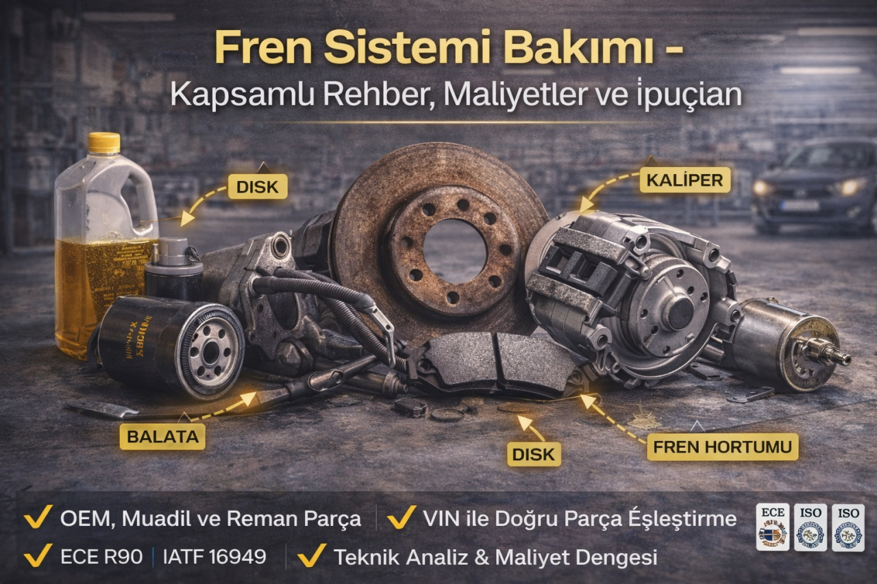 Fren Sistemi Bakımı - Kapsamlı Rehber, Maliyetler ve İpuçları | Çevre Otomotiv