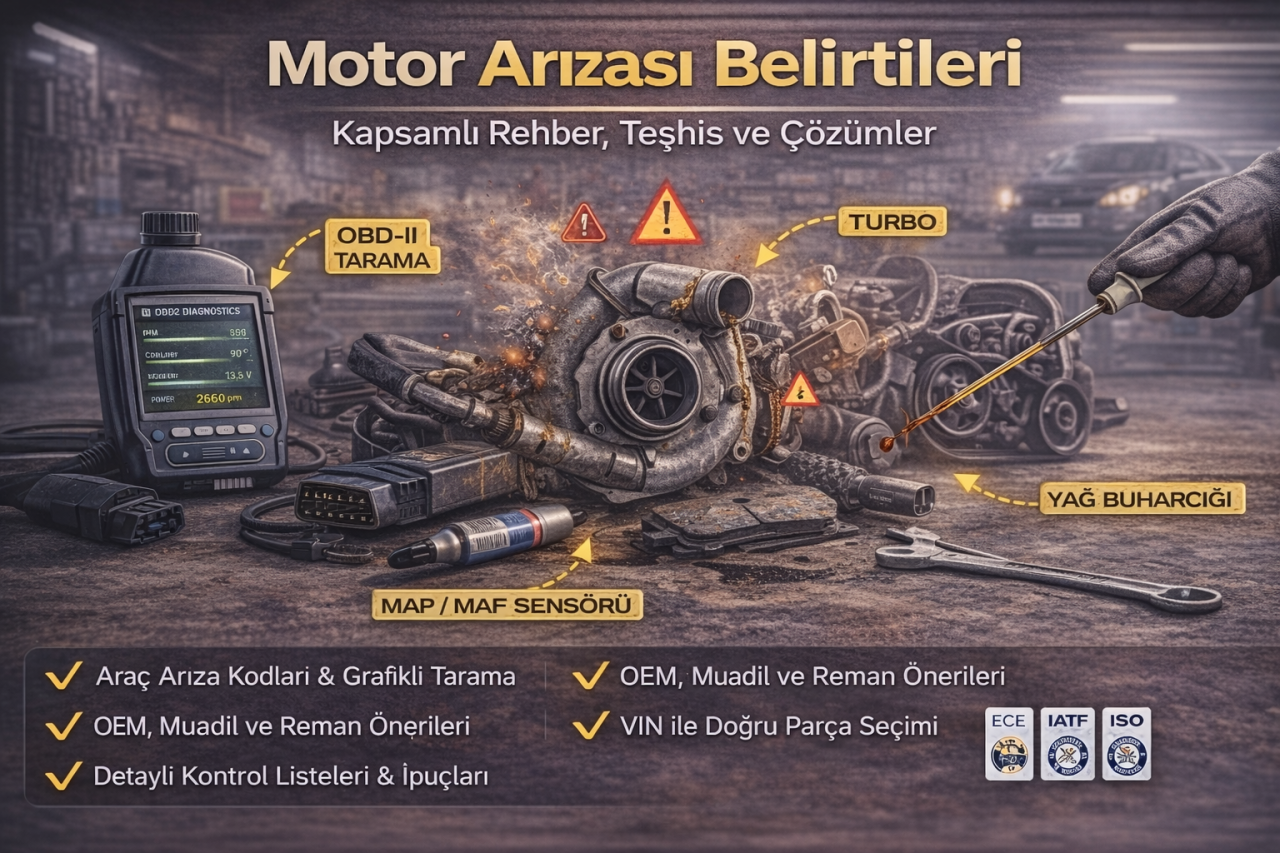 Motor Arızası Belirtileri - Kapsamlı Rehber, Teşhis ve Çözüm Önerileri | Çevre Otomotiv