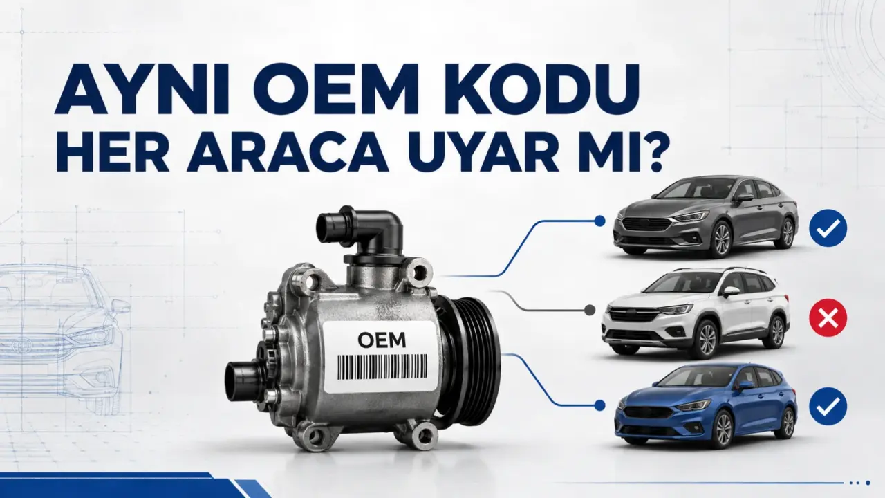 OEM kodu her araca uyar mı? Parça Uyumluluğunu Doğrulama Rehberi