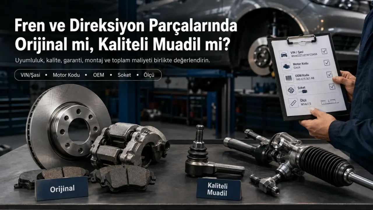 Fren Parçası Orijinal mi Muadil mi? Doğru Tercih Nasıl Yapılır?