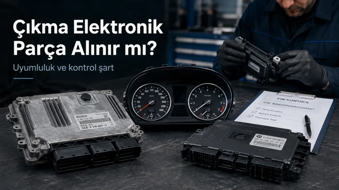 Çıkma Elektronik Parça Alınır mı? Kodlama ve İmmobilizer Uyumu Nasıl Kontrol Edilir?