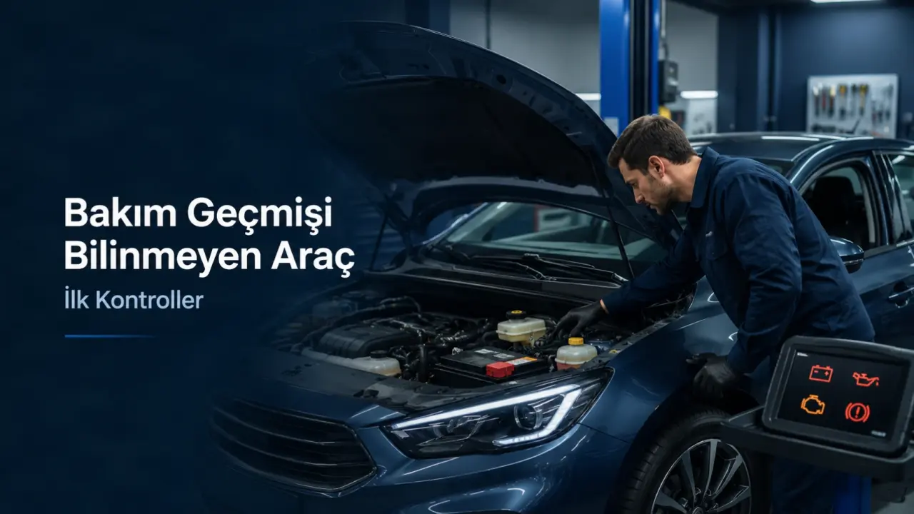 Bakım Geçmişi Bilinmeyen Araç İçin Güvenli Bakım Başlangıç Listesi