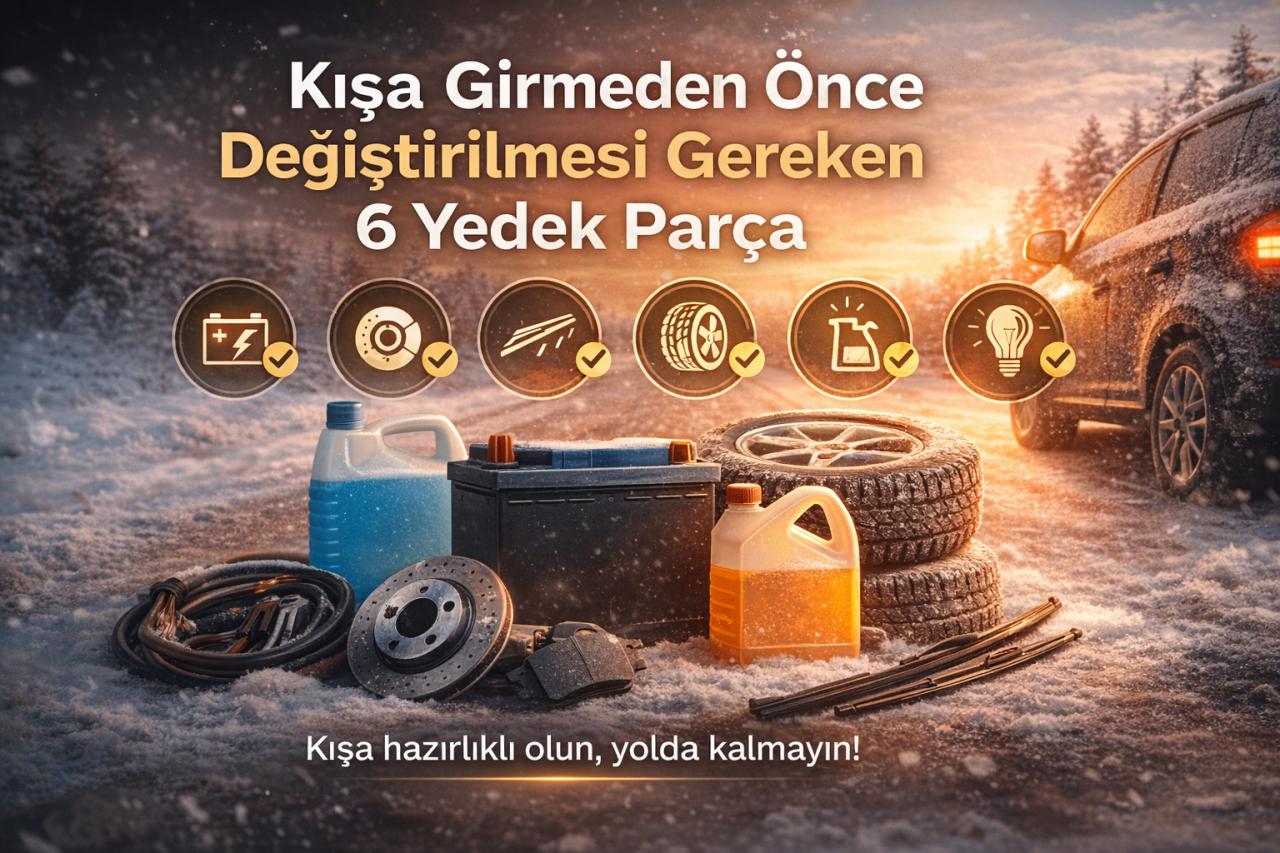 Kışa Girmeden Önce Değiştirilmesi Gereken 6 Yedek Parça