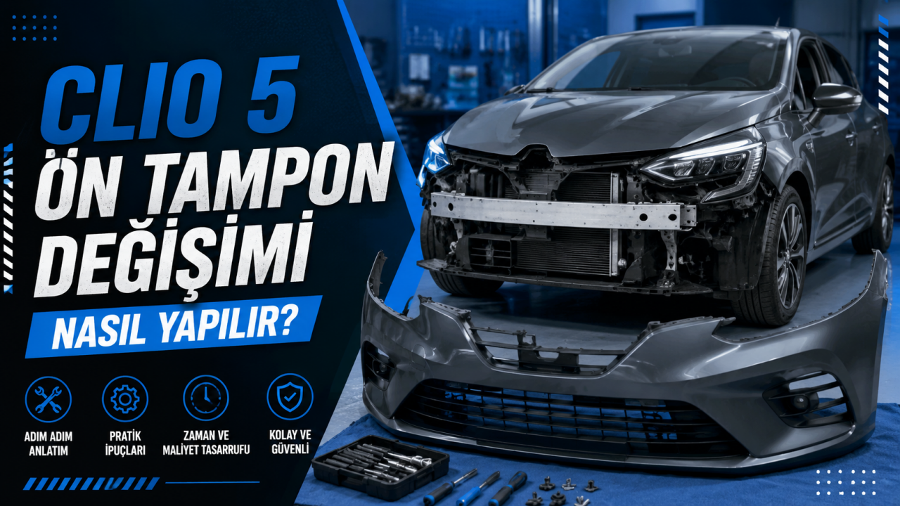 Clio 5 Ön Tampon Değişimi Nasıl Yapılır?