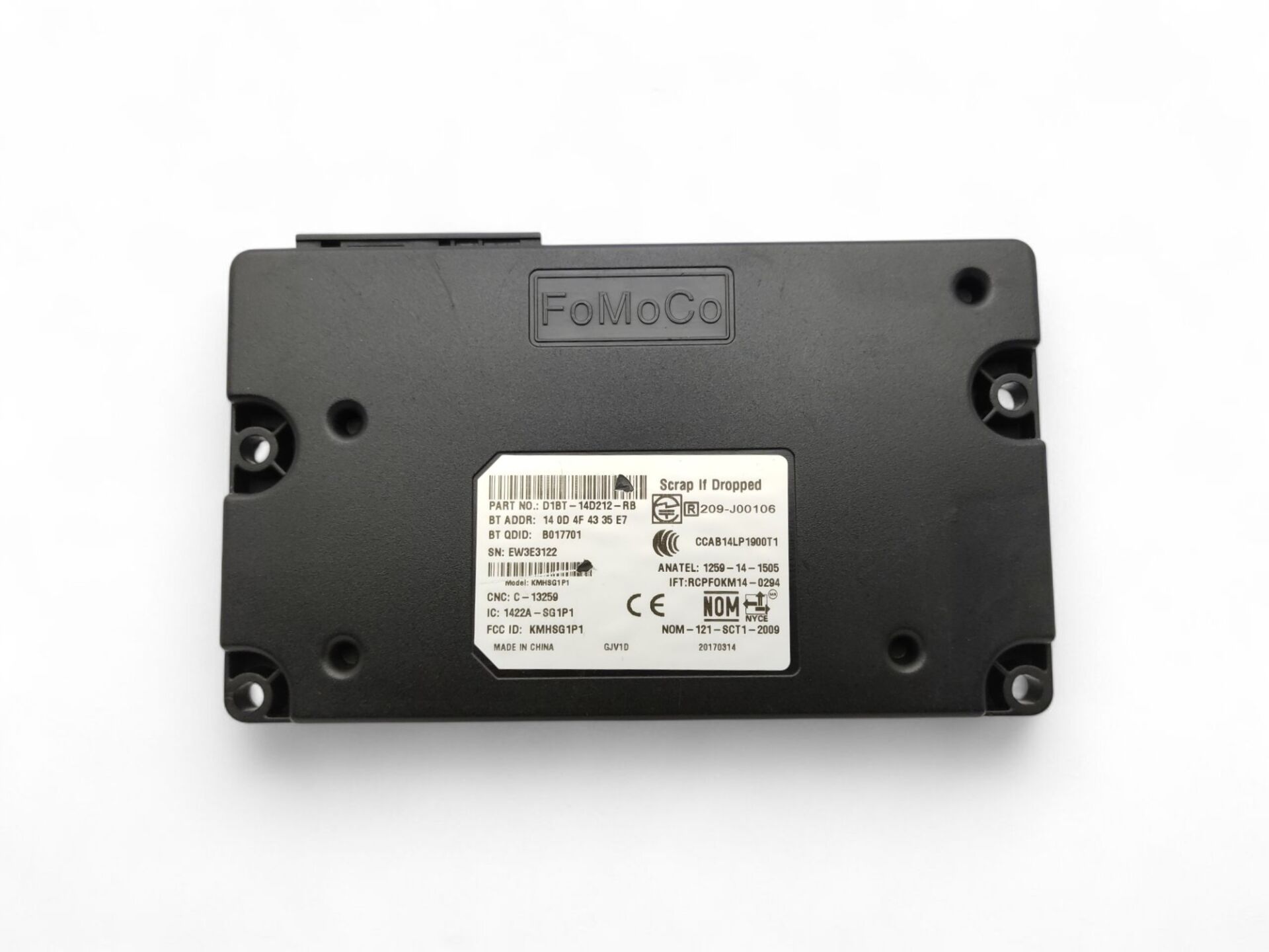 Fiesta Bluetooth Modülü Beyni - Ford Transit Courier Transit Connect D1BT14D212RB - D1BT-14D212-RB - D1BT 14D212 RB