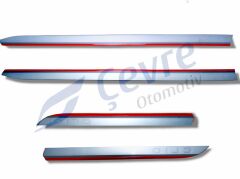 Kapı Bandı Takım (Kırmızı) - Renault Clio 5 Orjinal