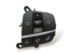 Ford Fiesta Direksiyon Teyp Kontrol Tuşu Çağrı Yanıtlama Ford Focus Transit Custom Sağ OK Tuşu - H1BT-14K147-AB - 2127937 - H1BT14K147AB - H1BT 14K147 AB