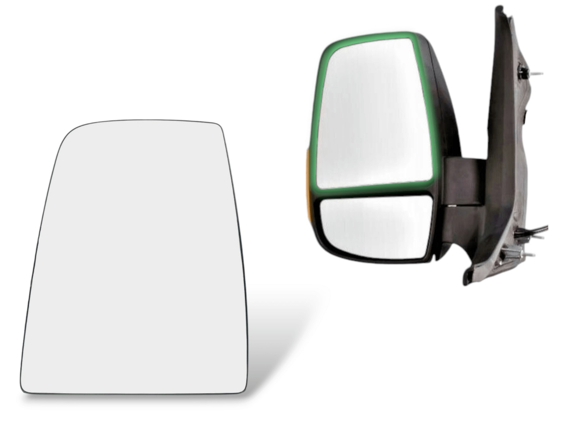 Transit Sol Dikiz Ayna Camı Sol Üst Ford - BK31-17K741-BA – 1823986 - 2128.34.397 - BK31 17K741 BA - BK3117K741BA