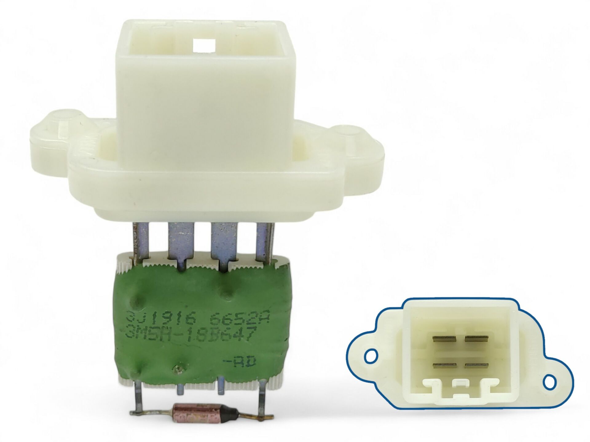 Fiesta Kalorifer Rezistansı - Ford Focus Fusion Mondeo Kuga C-Max 3M5H18B647AD - 3M5H-18B647-AD