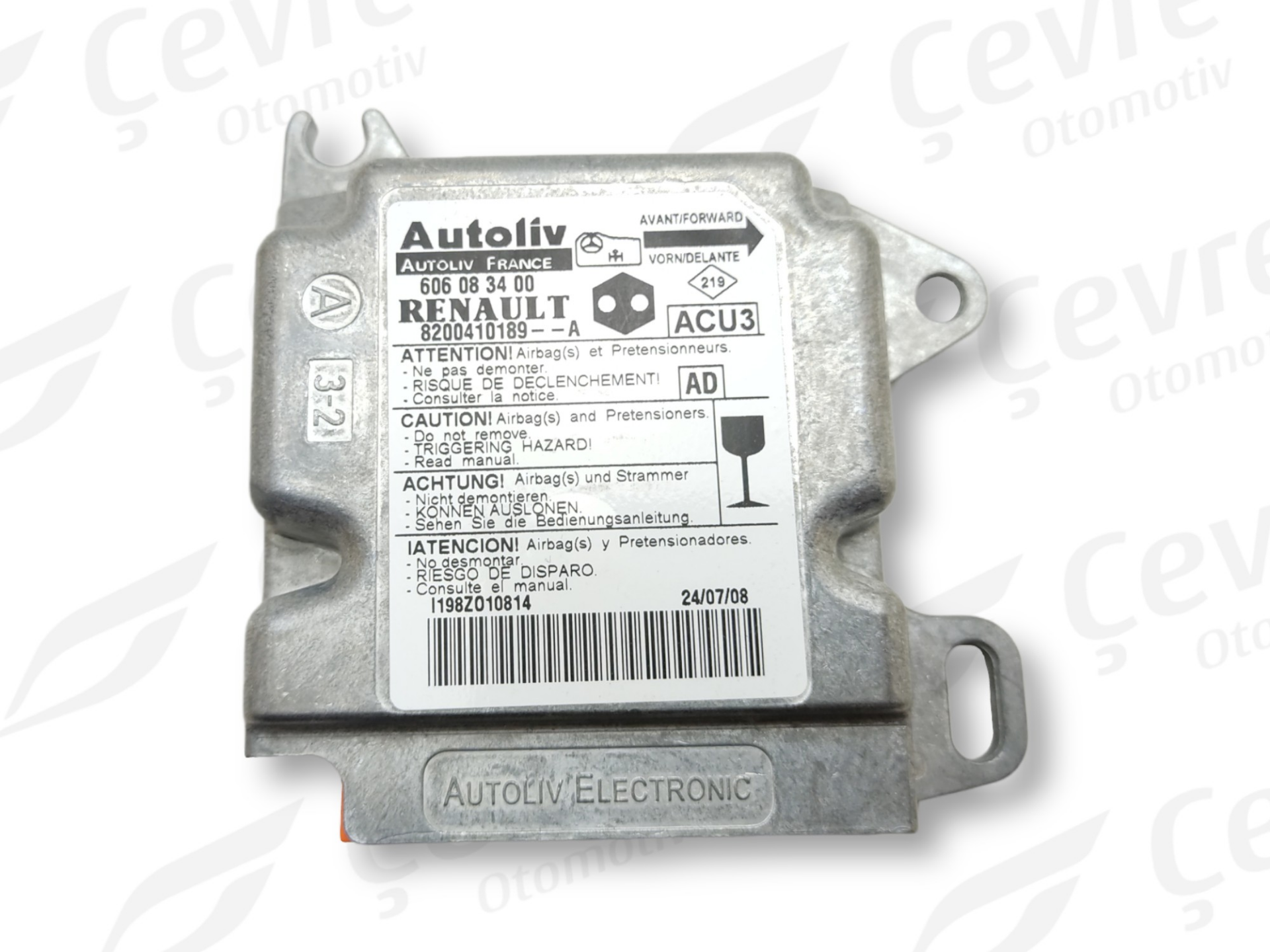 Airbag Beyni - Renault Kangoo 2 8200410189