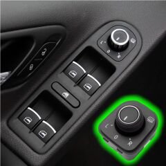 Passat Ayna Ayar Düğmesi Volkswagen Golf Tiguan - 5K1 959 565 - 3C8 959 565 B - 5ND 959 565 B - 5K1959565 - 3C8959565B