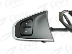 Clio 4 Direksiyon Kontrol Tuşları Krom Çerçeve - Renault 255507641R