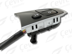 Clio 4 Direksiyon Kontrol Tuşları Krom Çerçeve - Renault 255507641R