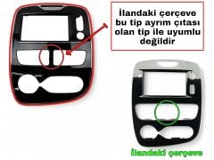 Clio 4 Teyp Çerçevesi Piano Black 682601844R