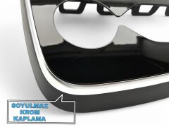 Clio 4 Teyp Çerçevesi Piano Black 682601844R