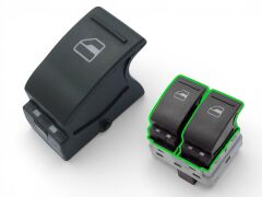 Transporter Sol Ön Cam Açma Düğmesi Tekli Boş Tuş Volkswagen Caravelle - 7E0959855B - 7E0 959 855 B - 7E0959855A