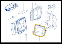 Clio 5 Enjeksiyon Beyni Kapağı Motor Beyni Kapağı Taliant Captur Jogger Sandero Dacia Renault - 310E91927R