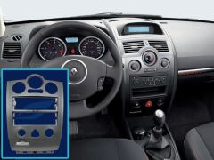 Megane 2 Teyp Çerçevesi Gri Renk Renault Analog Klima - 8200491106 - 8200178435 - 8200491109 - 8200178630