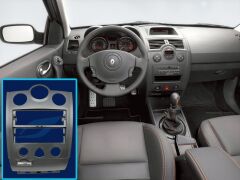 Megane 2 Teyp Çerçevesi Gri Renk Renault Dijital Klima - 8200491106 - 8200178435 - 8200491109 - 8200178630