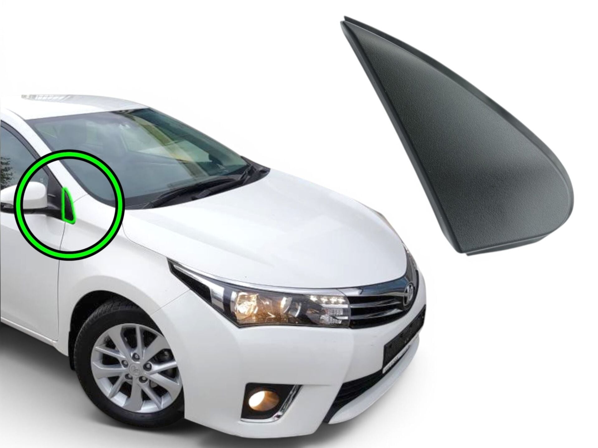 Corolla Sağ Ayna Köşe Plastiği Toyota - 60117-02140 - 60197-02140 - 6011702140 - 6019702140