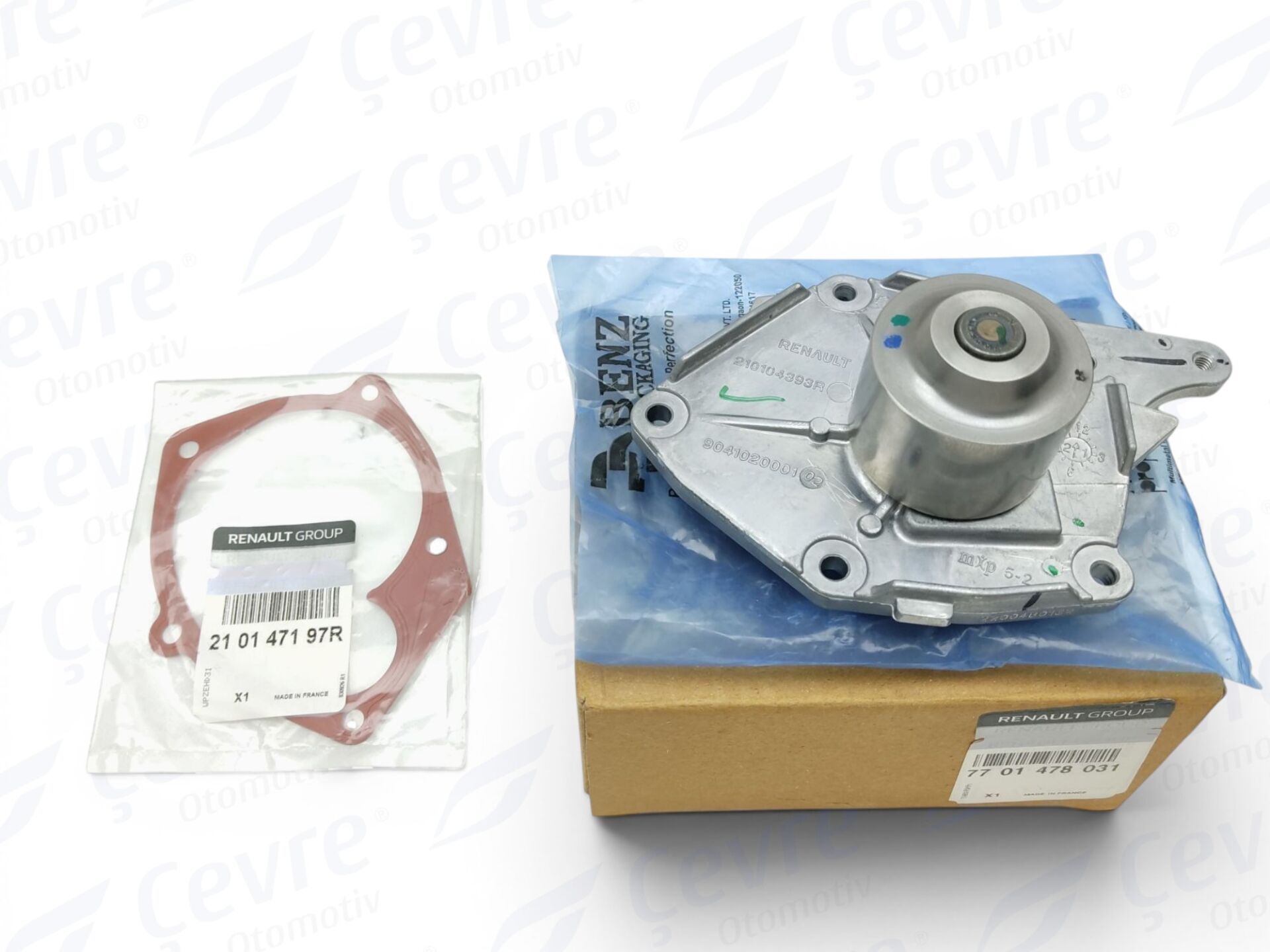 Renault 1.5 dCi Devirdaim Su Pompası Clio Fluence Symbol Megane Duster - 7701478031 - 210104393R