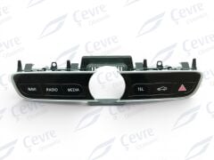 Mercedes E200d Dörtlü Düğmesi  Saat Özellikli Radyo Teyp Navigasyon - A2139056508 - A2138272000