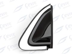 Clio 5 Sağ Arka Kapı Açma Yuvası Köşe Plastiği Üçgeni Krom Sağ Renault - 833302841R - 833308904R