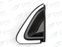 Clio 5 Sağ Arka Kapı Açma Yuvası Köşe Plastiği Üçgeni Krom Sağ Renault - 833302841R - 833308904R