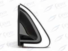 Clio 5 Sol Arka Kapı Açma Yuvası Köşe Plastiği Üçgeni Krom Sol Renault - 833314871R - 833317175R
