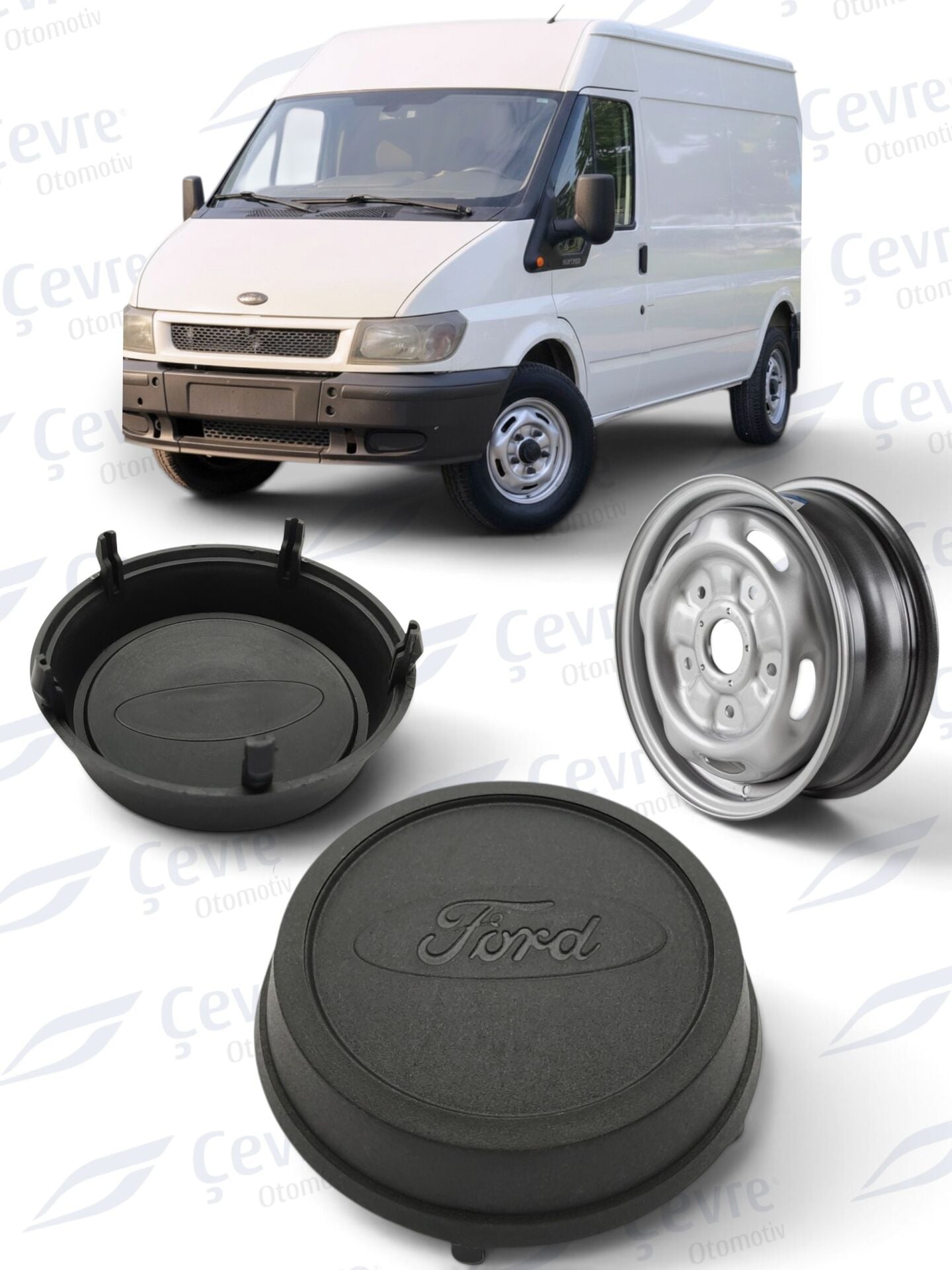 Transit Jant Göbeği Kapağı Somun Kapağı Ford - 86VB 1130 BE - 86VB1130BE - 86VB-1130-BE - 1809109