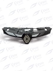 Clio 5 Ön Panjur Komple Makyajlı Kasa FAZ 2 Renault Ön Arma Panjur Çıtası - 623841043R - 628908921R