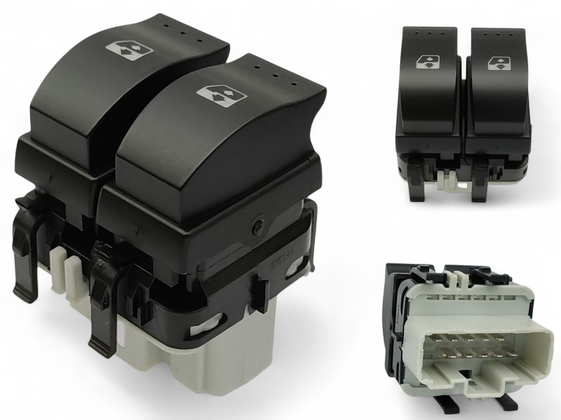 Megane 2 Sol Ön Cam Düğmesi Gri Soket Laguna 2 Scenic 2 - 8200315042 - 8200015088