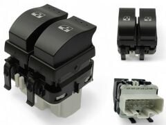 Megane 2 Sol Ön Cam Düğmesi Gri Soket Laguna 2 Scenic 2 - 8200315042 - 8200015088