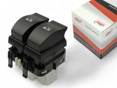 Megane 2 Sol Ön Cam Düğmesi Gri Soket Laguna 2 Scenic - 8200315042 - 8200015088