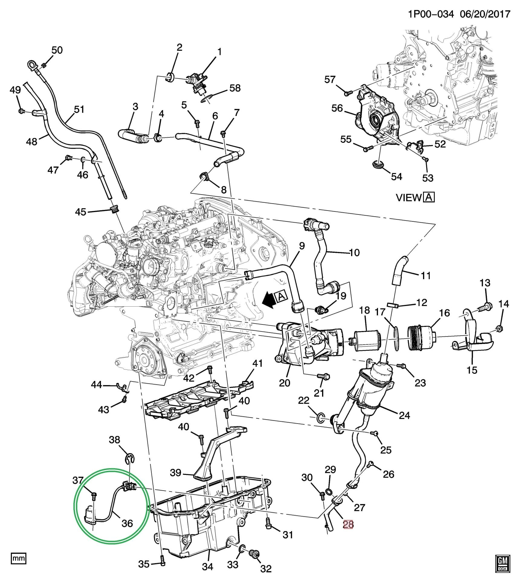 Opel İnsignia 2.0 Motor Yağ Seviye Sensörü Yağ Müşürü Astra J - 55575097 - 1235052