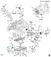 Opel İnsignia 2.0 Motor Yağ Seviye Sensörü Yağ Müşürü Astra J - 55575097 - 1235052