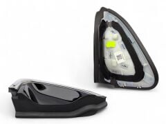 Arka Kapı Açma Yuvası Köşe Plastiği Üçgeni Krom Sağ - Renault Clio 5 833302841R - 833308904R