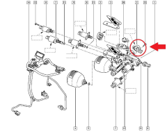 Clio Potansiyometre Hız Sensörü - Renault Clio 3 7701070837 - Fiat Doblo Punto Palio 71737620 - Citroen Berlingo 9564463180